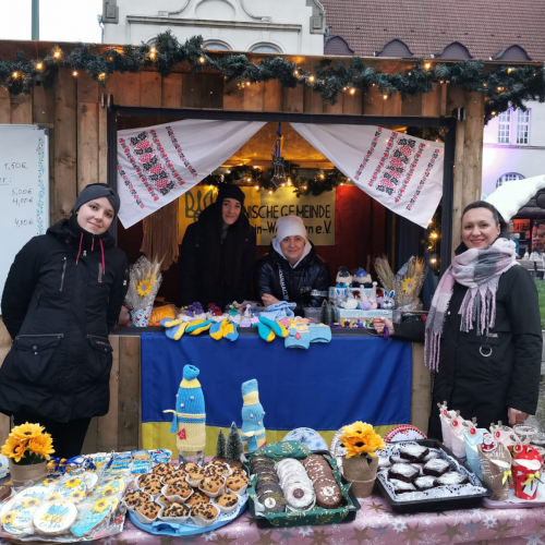 Українська Громада NRW, в м. Essen взяла участь в різдвяному базарчику!