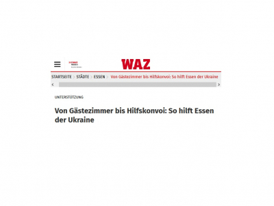 22.02.2023 WAZ: підтримка людей, які втратили все