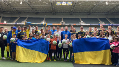 Тренування для дітей від Національної збірної України з футболу